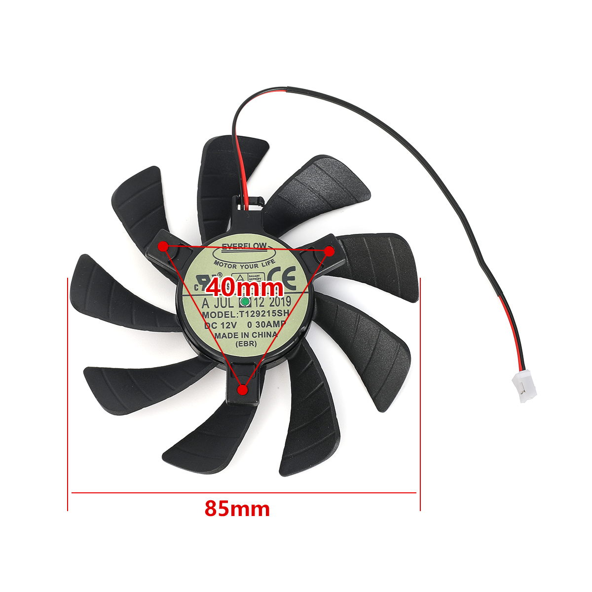 ใหม่ 85 มม.T129215SH Cooler พั - Rtx 3090 24Gb Gddr6X บทวิจารณ์และราคา